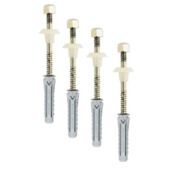 fissaggio inox per sanitari a pavimento 5x80 pz 4