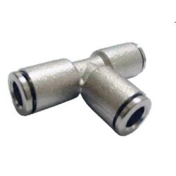 raccordo rapido a tee per tubo rilsan da 8