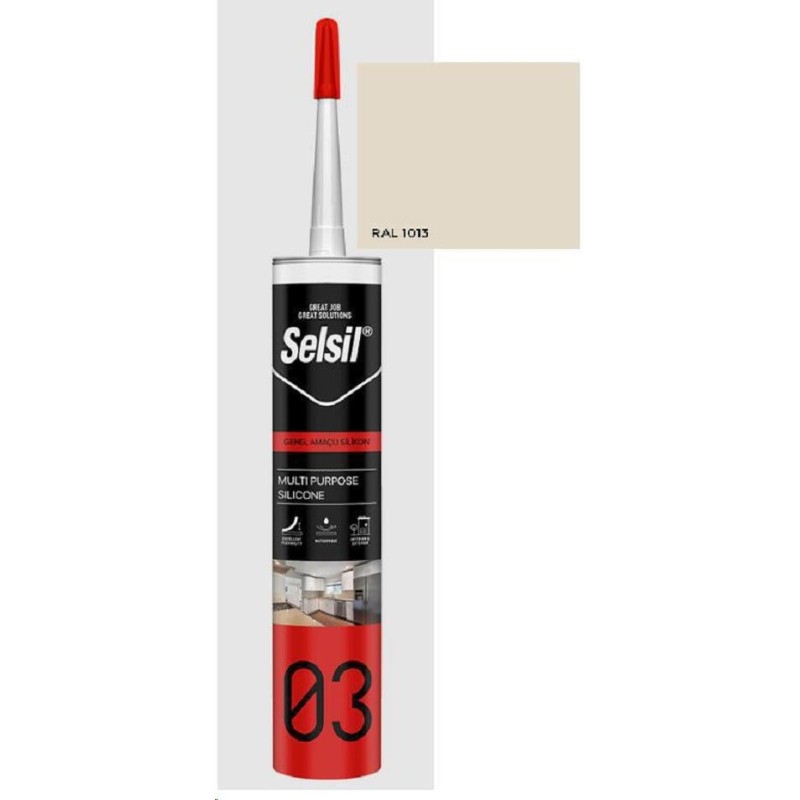 silicone acetico ral 1013 280 ml.