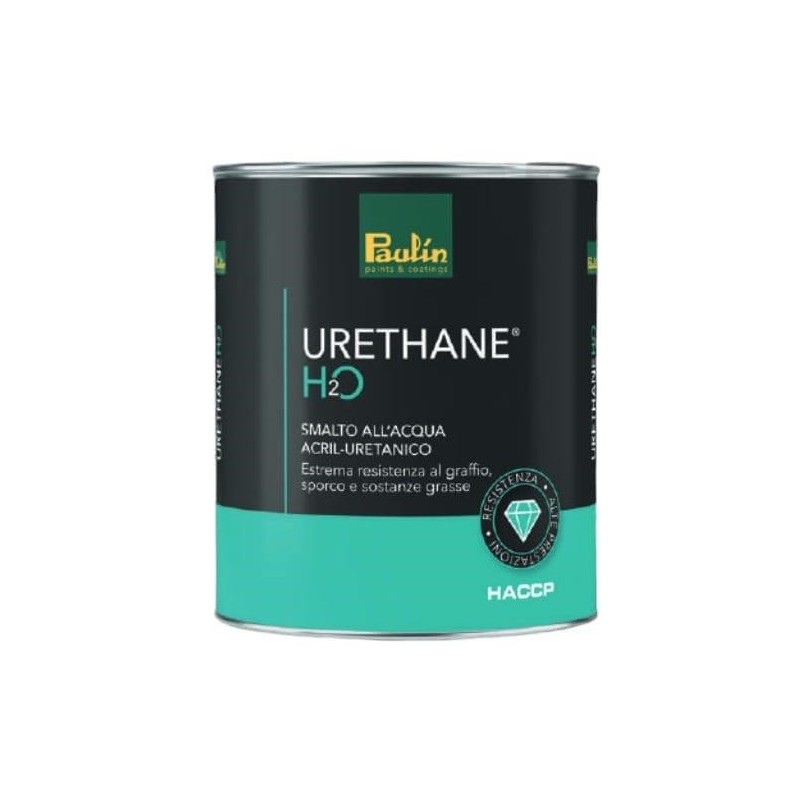 smalto h2o urethane bianco lucido 750 ml.