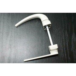 doppia maniglia alluminio beluga 9010 bassa alta
