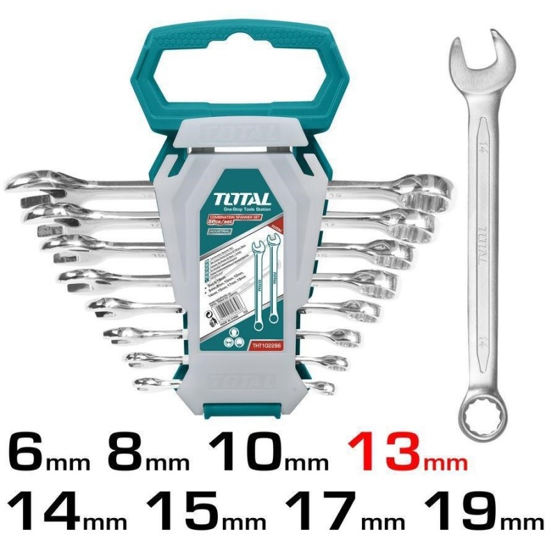set 8 chiavi combinate 6-19 cv box