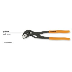 pinza regolabile cerniera chiusa a pulsante mm.240