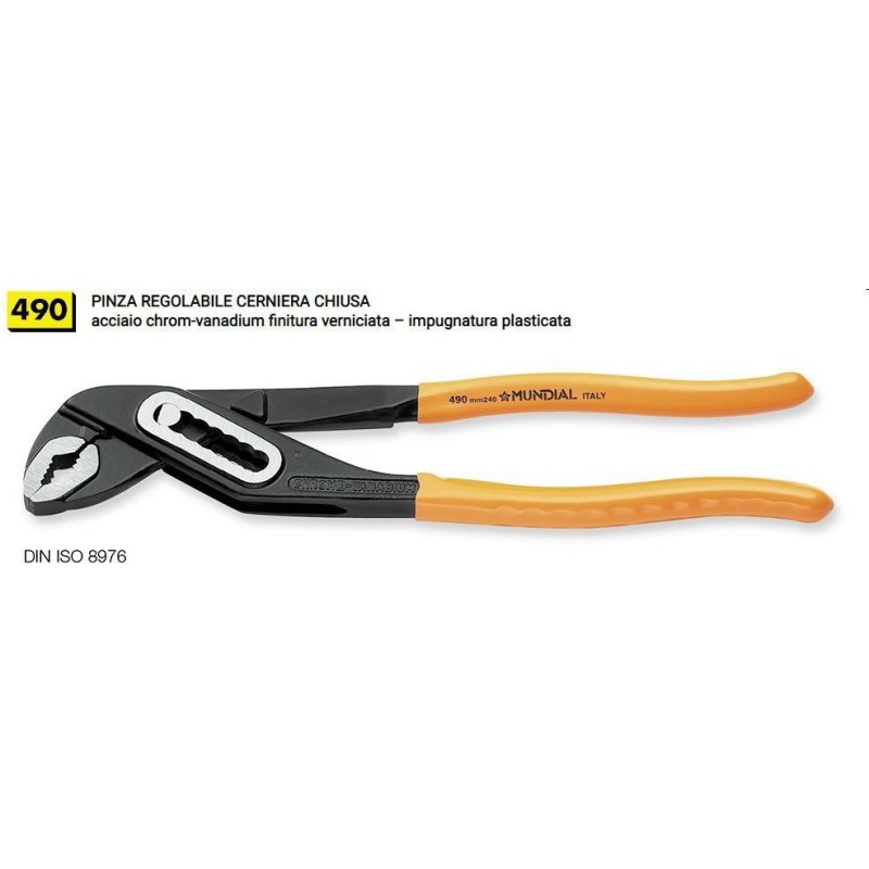 pinza regolabile a cerniera chiusa da 240