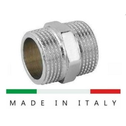 nipples da 3/8 ottone cromato