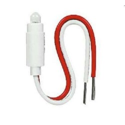 lampadina spia blu a led cavo mm.100 life