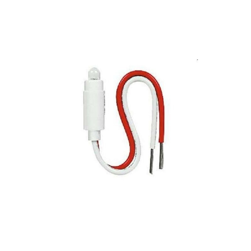 lampadina spia blu a led cavo mm.100 life