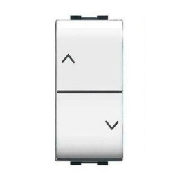 doppio pulsante interbloccato life bianco