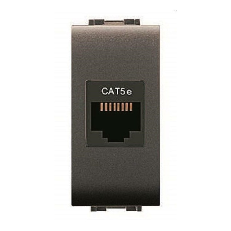 presa rj45 utp life nera