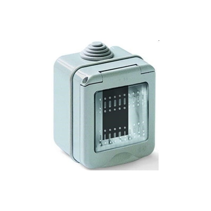 contenitore da parete life c/portello 1p ip55