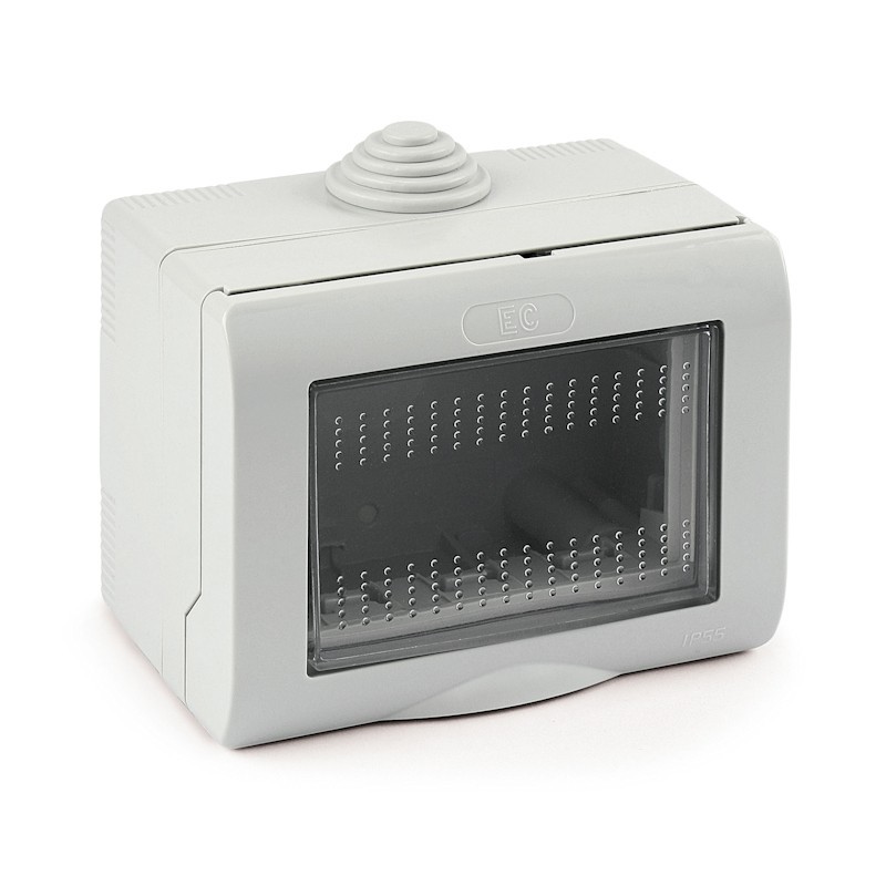 contenitore da parete 3 p c/portello blok ip55 life