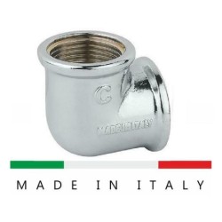 gomito f.f.1' ottone cromato