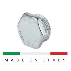 tappo maschio 1/2 ottone cromato