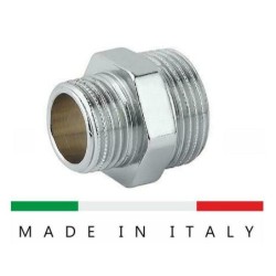 nipples ridotta 3/4x1' ottone cromato