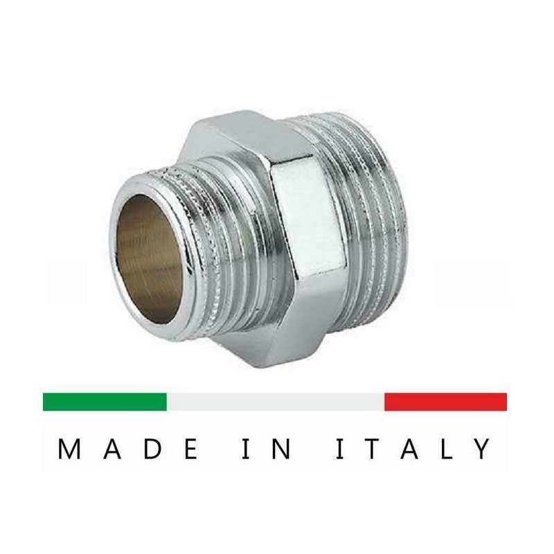 nipples ridotta 3/4x1' ottone cromato
