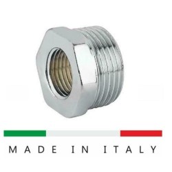 riduzione m 3/4 f 1/2 ottone cromato