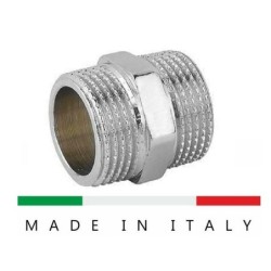 nipples da 1/2 ottone cromato