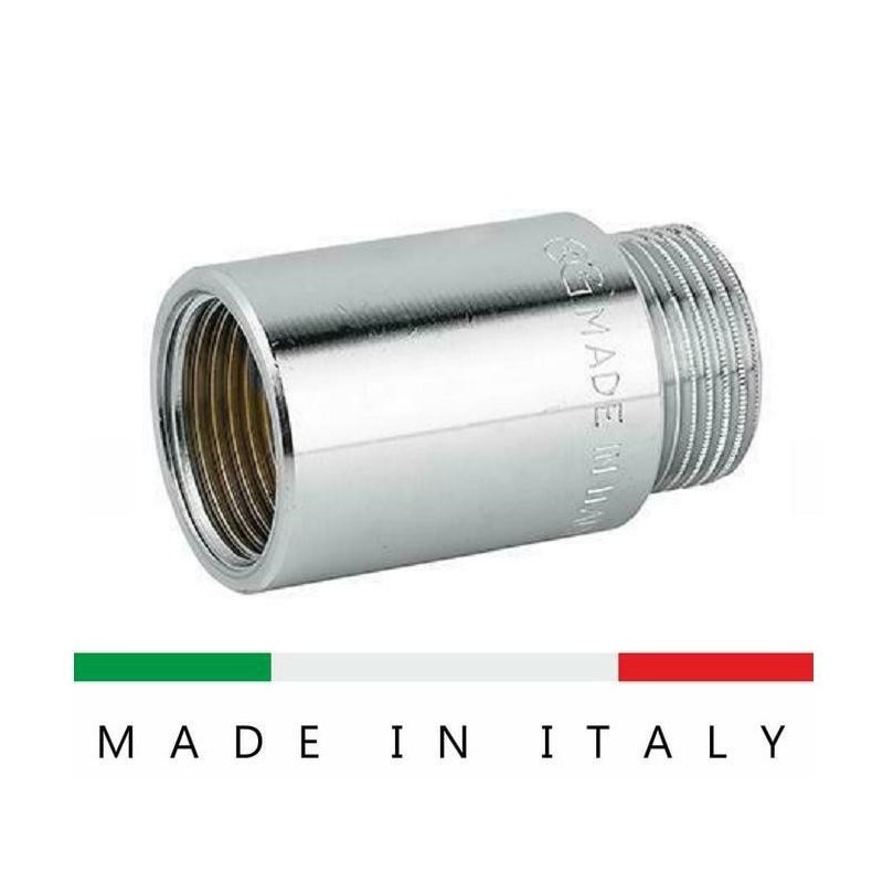 prolunga ottone cromato cm.1,5 1/2