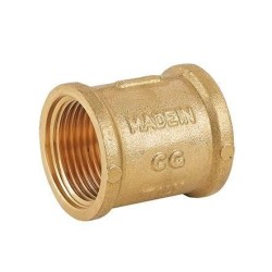 manicotto f-f da 1'1/4 ottone giallo