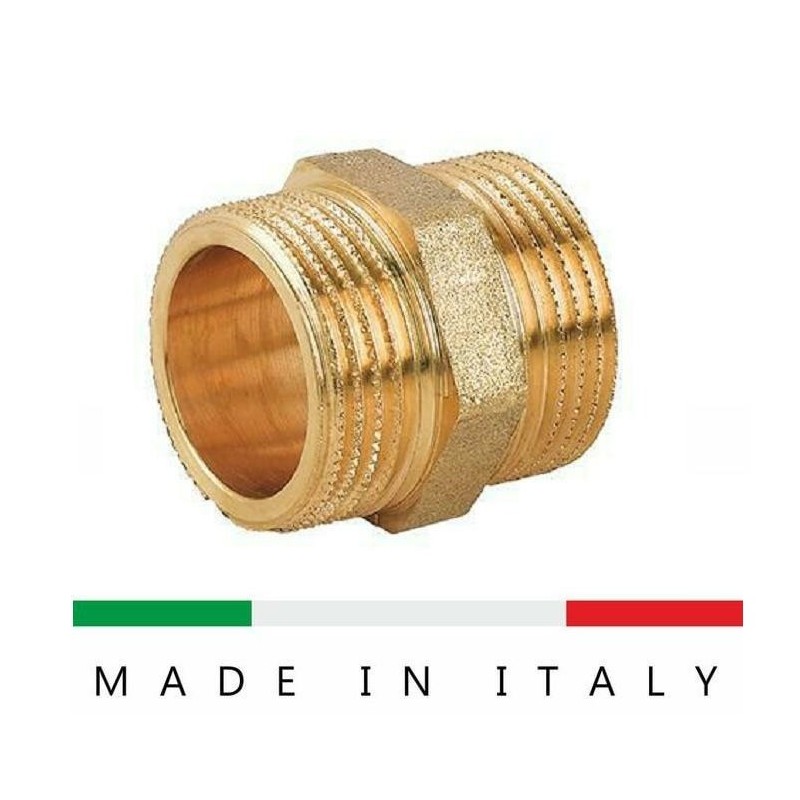 Nipples Da 1'1/4 Ottone Giallo