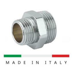 nipples ridotta 1/2x1' ottone cromato