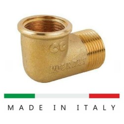 gomito m-f da 1/2 ottone giallo
