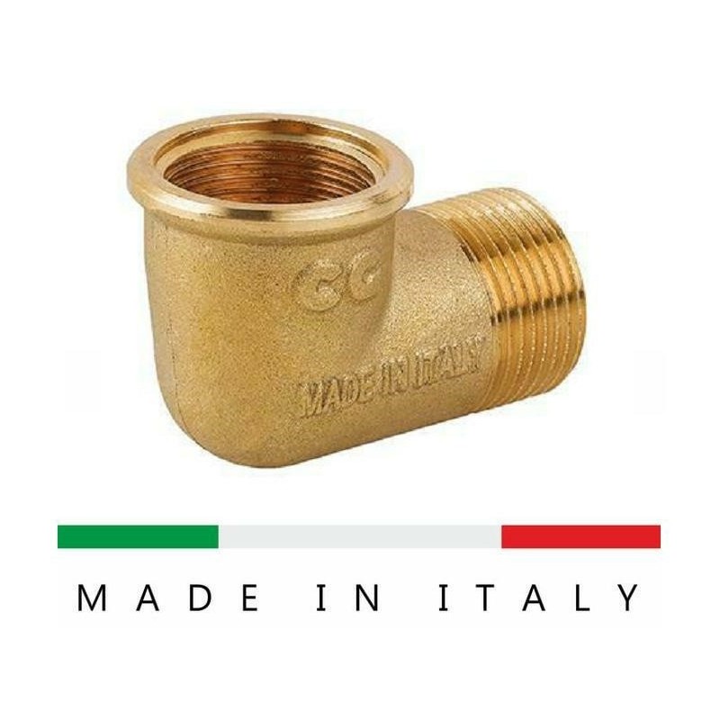 gomito m-f da 1/2 ottone giallo