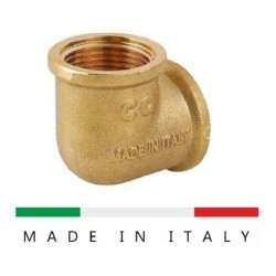 gomito f-f da 1'1/4 ottone giallo