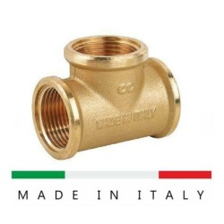 tee da 1' ottone giallo