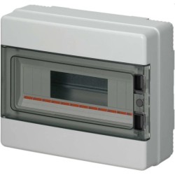 centralino stagno c/portello parete ip65 12 moduli