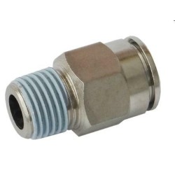 raccordo rapido maschio 1/4  per rilsan da 6