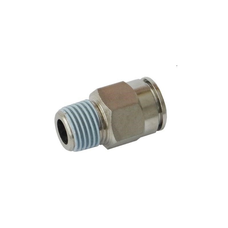raccordo rapido maschio 1/4  per rilsan da 6