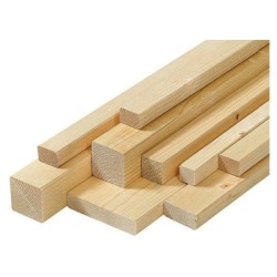 listello abete piallato  2500x45x20