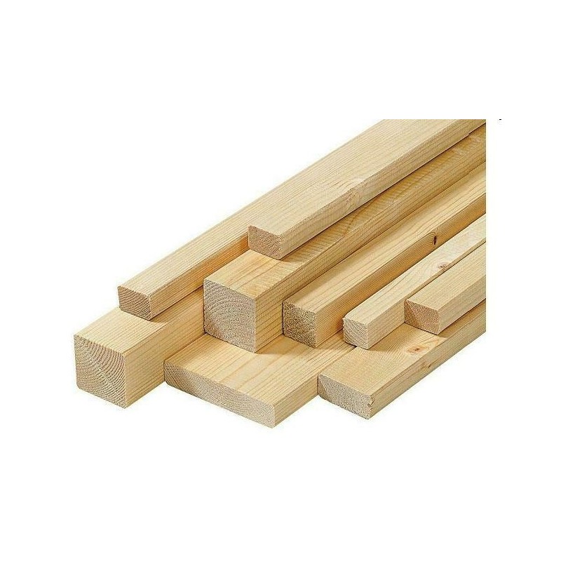listello abete piallato  2500x60x60