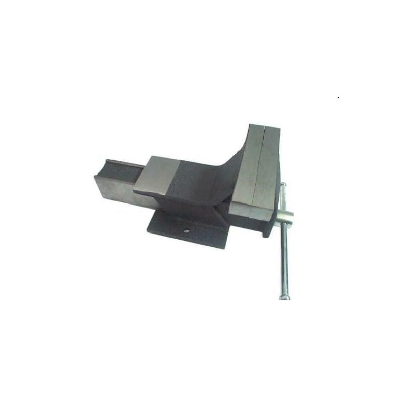 morsa da banco fissa acciaio 100 mm.