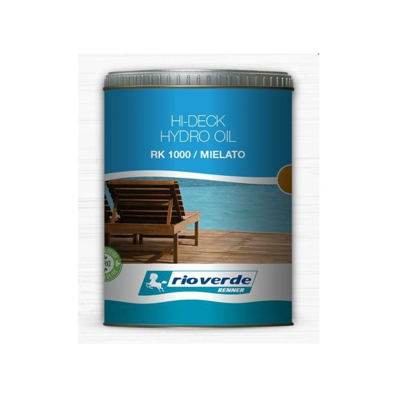 olio all'acqua per decking e arredi mielato 750 ml.