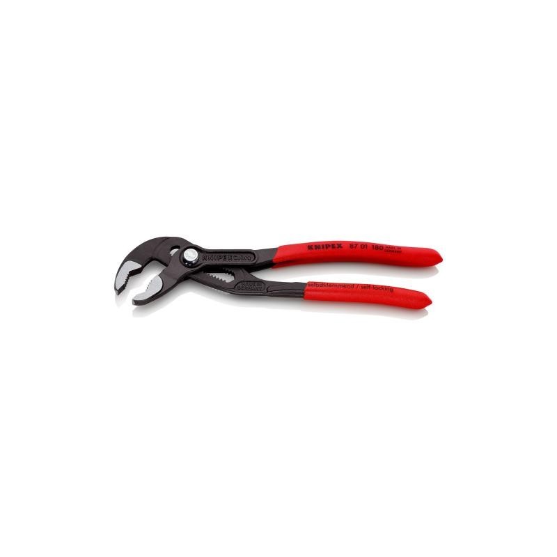 pinza poligrip cobra pulsante mm.180 knipex