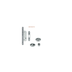 serratura kit scorrevole legno bronzata