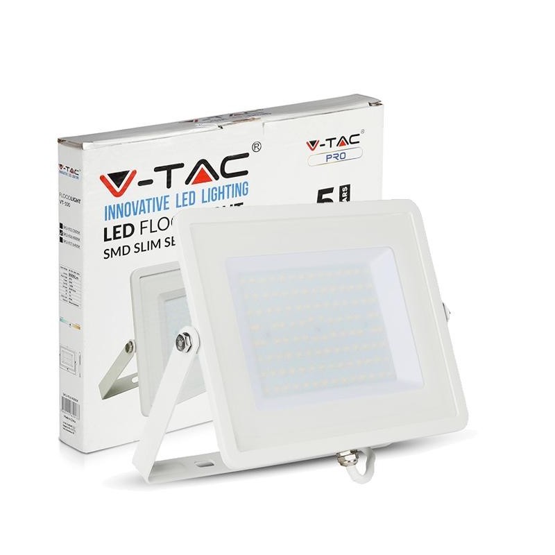 faro multi led smd samsung 100w 6400°k ip65 bianco