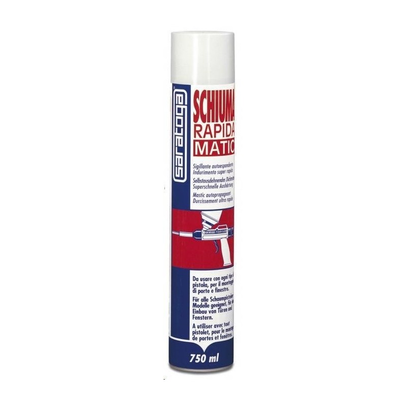 schiuma poliuretanica pistola matic 750ml.