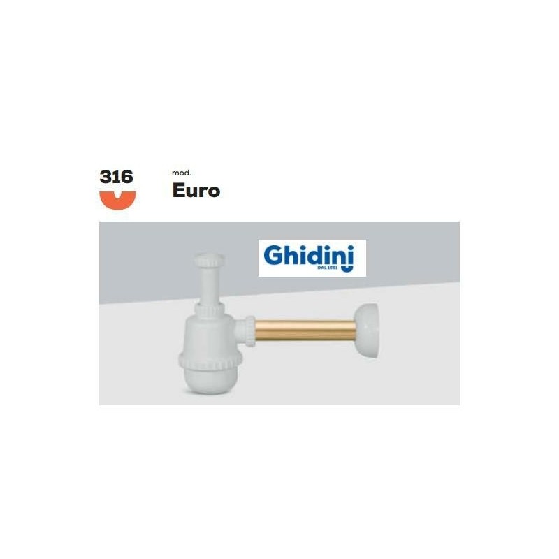 sifone pvc 1 via 1'1/2 ghidini