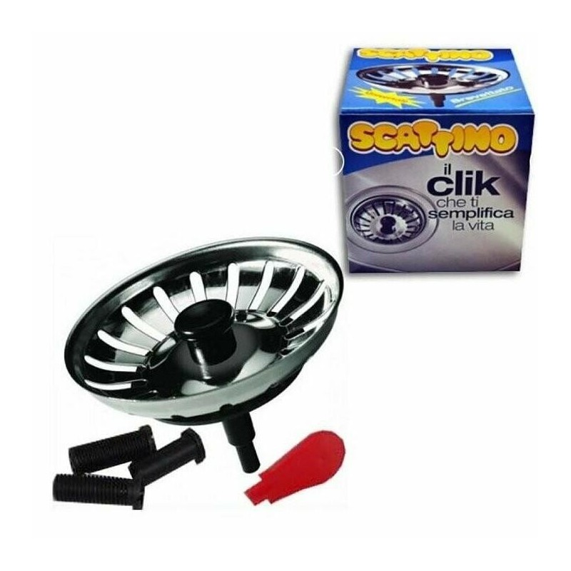 tappo scattino per lavello clik dm.50