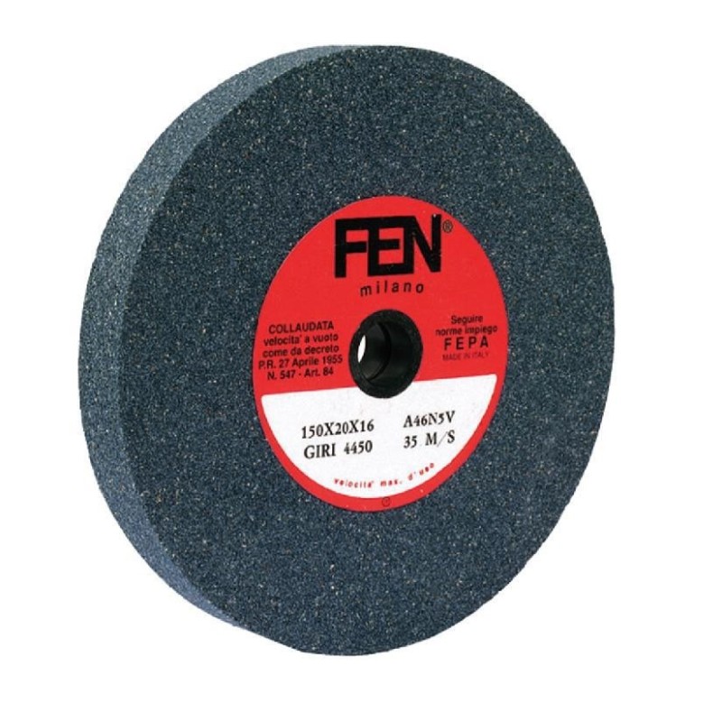 pietra per mola da banco 125x20xf.16 gr.60