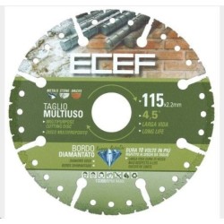disco diamantato multi uso ferro marmo cemento da 230x3