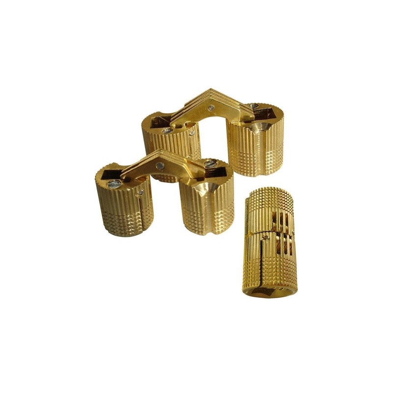 cerniera a scomparsa ottone mm.12