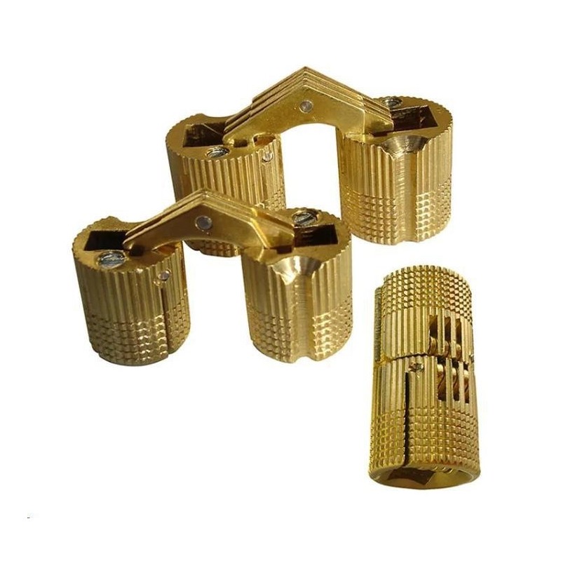 cerniera a scomparsa ottone mm.14
