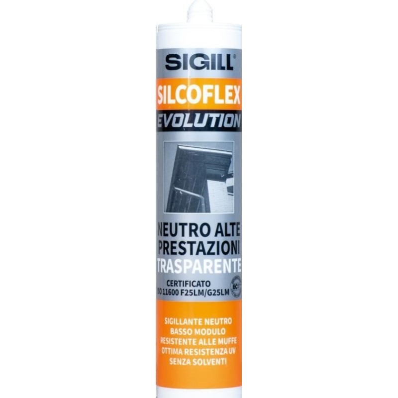 silcoflex evolution neutro trasparente 280 ml.