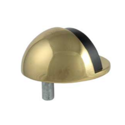 arresto porta ottone lucido