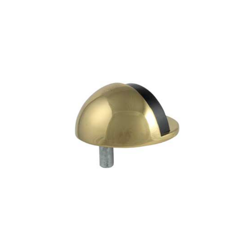 arresto porta ottone lucido