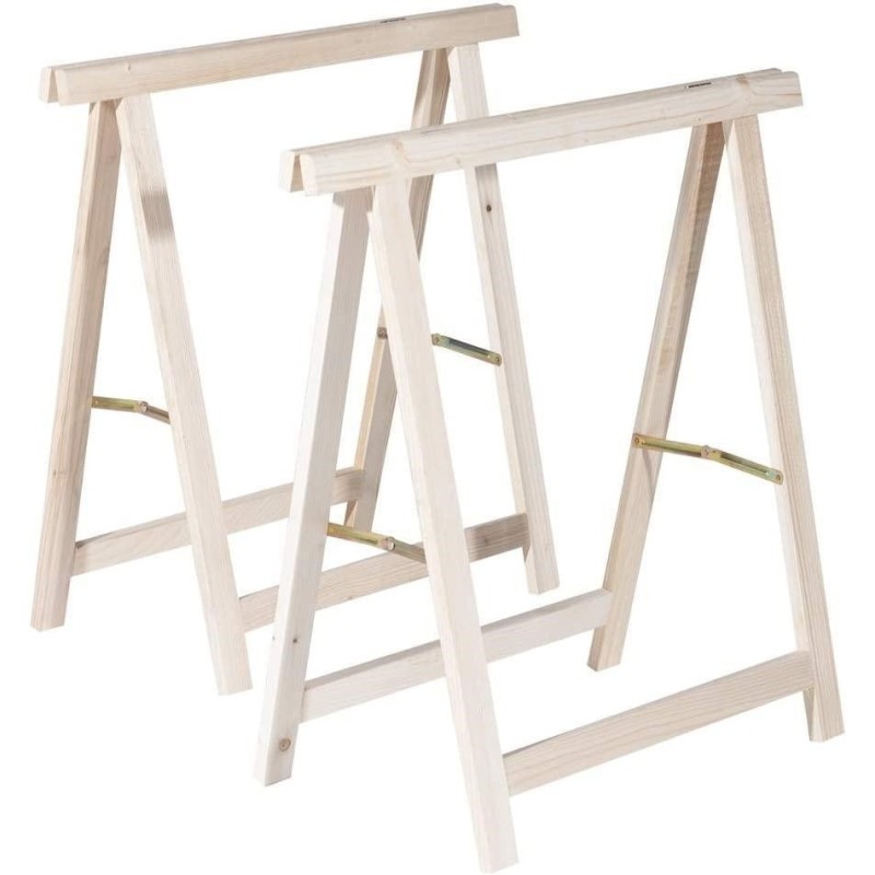 cavalletto in legno abete 75x75